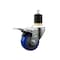 Service Caster 3'' Blue Poly Swivel 1-7/8'' Expanding Stem Caster Total Lock Brake SCC-EXTTL20S314-PPUB-BLUE-178 - alternate 1